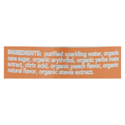 Clean Cause - Yrba Mte Peach Clean - Case Of 12 - 16 Fz