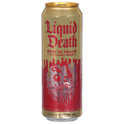 Liquid Death - Tea Rest In Peach Sngl - CS of 12-19.2 FZ