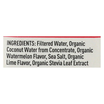 Nooma Organic Electrolyte Drink, Watermelon Lime, 12 Pack