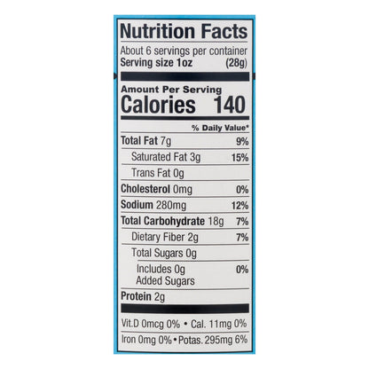 Good Crisp Co. Potato Crisps Salt/Vinegar Case, 8 x 5.6 Oz