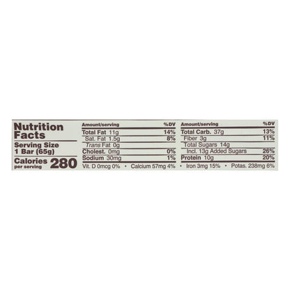 Gomacro Organic Dark Chocolate Almond Bar, Case of 12
