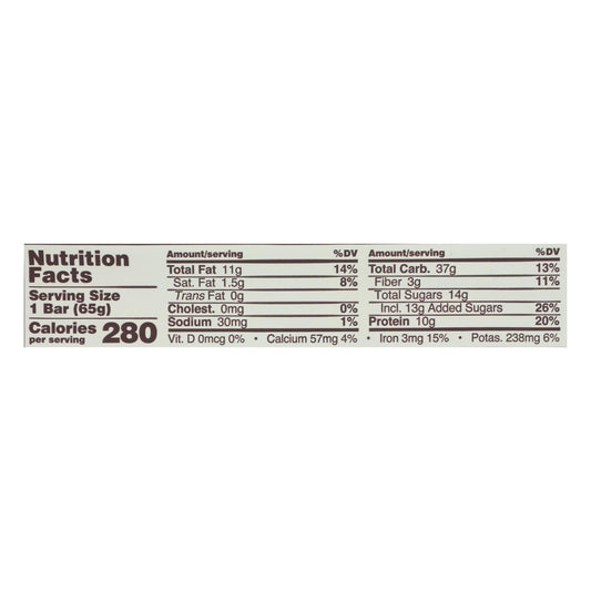 Gomacro Organic Dark Chocolate Almond Bar, Case of 12