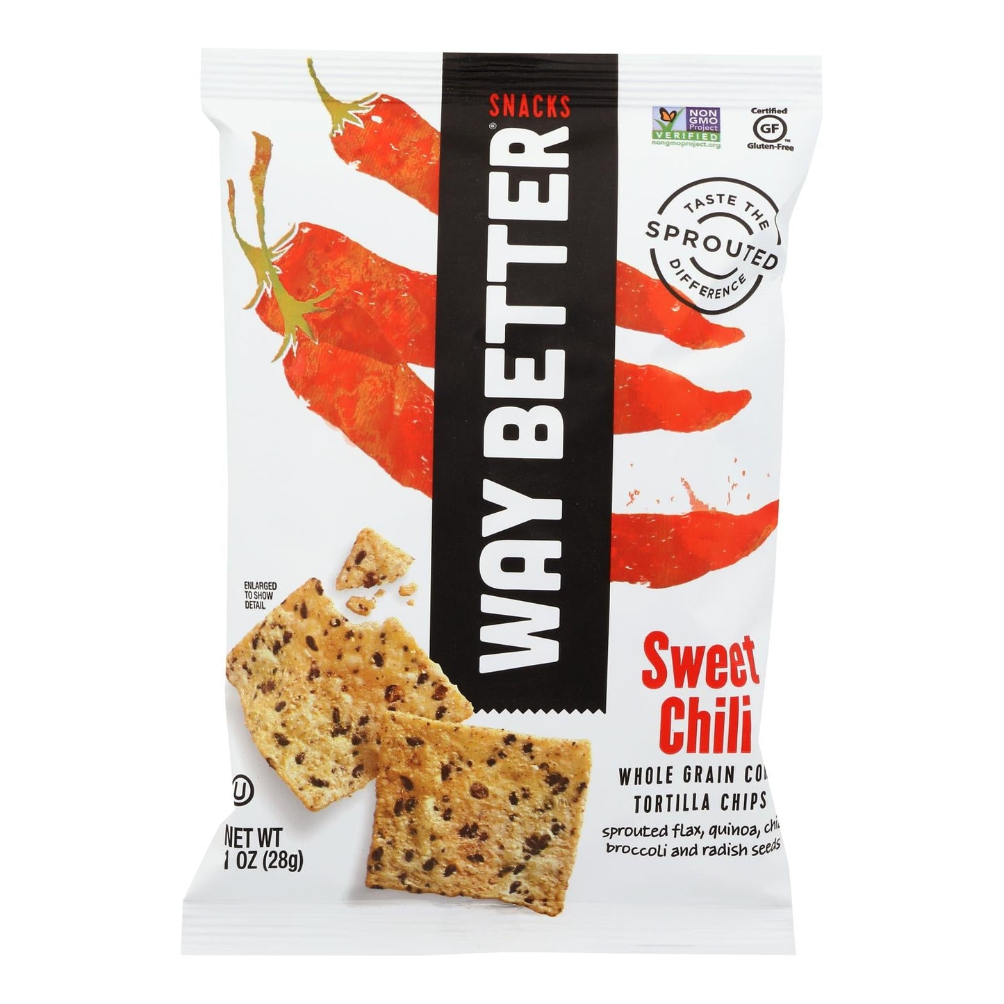 Way Better Sweet Chili Tortilla Chips, 12-Pack, 1 Oz