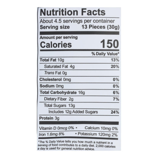 Unreal Dark Chocolate Peanut Gems  - Case of 6 - 5 OZ