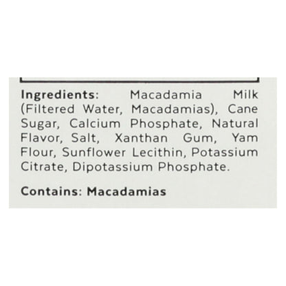 Milkadamia Macadamia Milk Latte Da Barista - 6 Pack 32 Fz