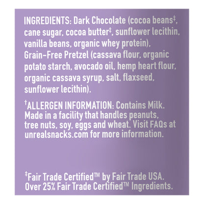 Unreal - Pretzels Dark Chocolate - CS of 6-3.5 OZ
