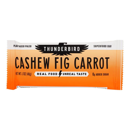 Thunderbird - Bar Cashew Fig Carrot - Case Of 12-1.7 Oz