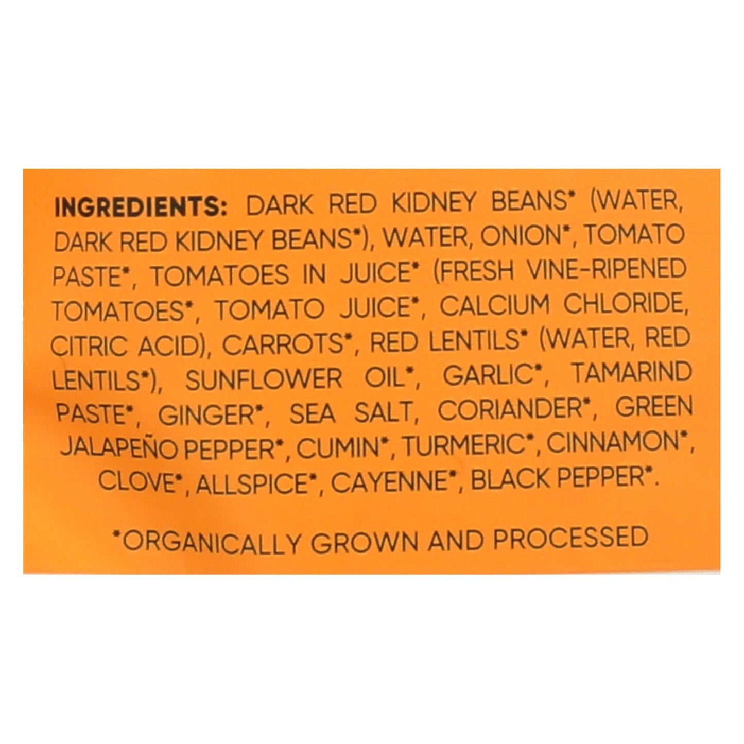 Maya Kaimal Organic Kidney Bean Carrot Dal, 6-Pack, 10 Oz
