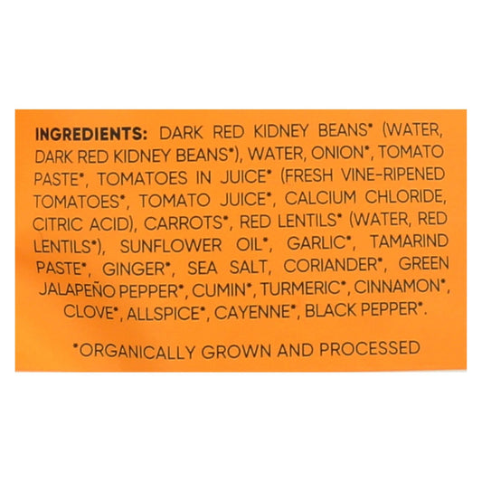Maya Kaimal Organic Kidney Bean Carrot Dal, 6-Pack, 10 Oz