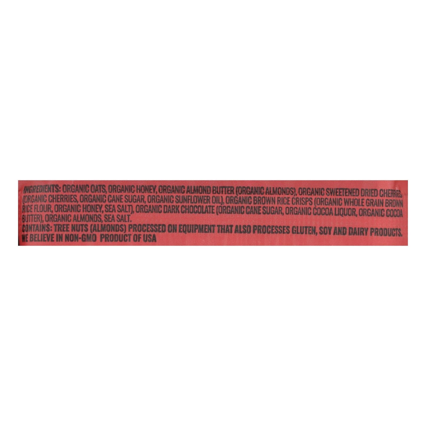 Kate's Dark Cherry Almond Bars, 12-Pack, 2.2 Oz Each