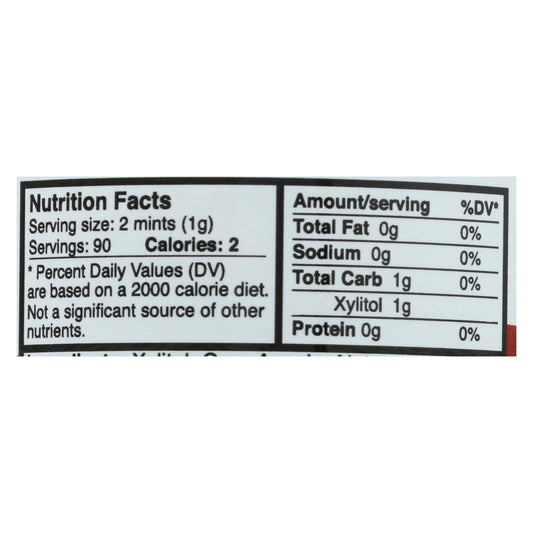 Epic Dental Cinnamon Xylitol Mints, 180 Count Bottle