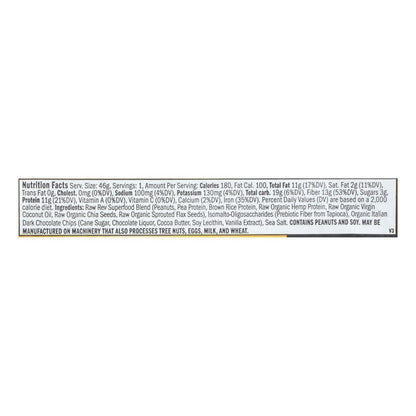 Glo Bar Peanut Butter Dark Choc & Sea Salt, 1.6oz, 12 Pack