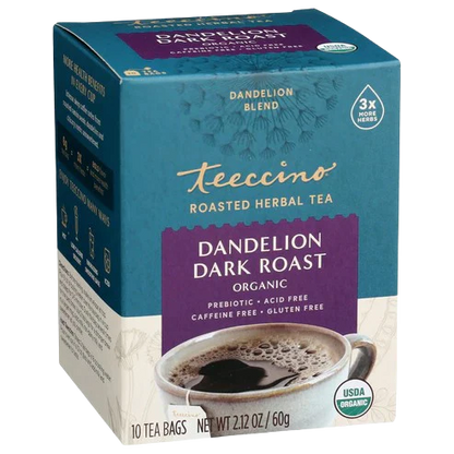 Dandelion Dark Roast Roasted Herbal Tea