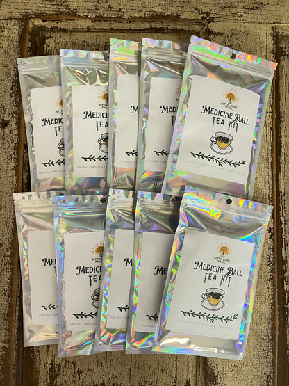 Medical Ball Tea Kits- Soothing for cough and congestion