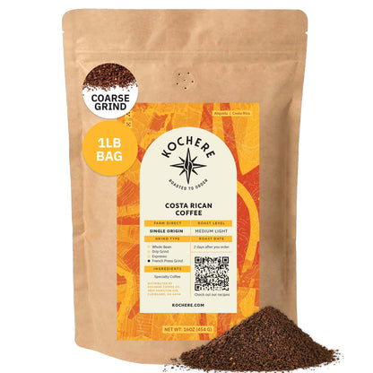 Kochere Coffee Costa Rican Alajuela Medium Roast - Sweet Apple, Raisin Notes