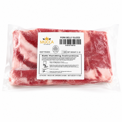 Premium Pork belly Thin Slice 1.5mm (2lbs)