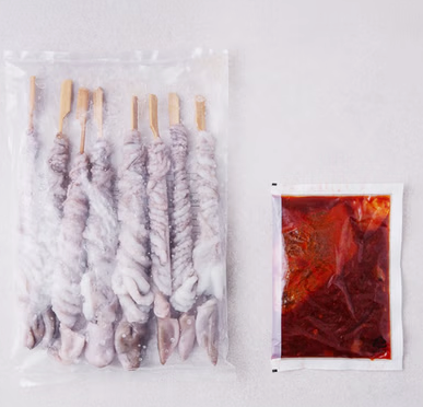 Grilled Baby Octopus Skewers (Korean Horong Nakji)