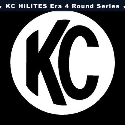 KC HiLITES Era 4 ROUND Series Light Cover Overlays - Universal