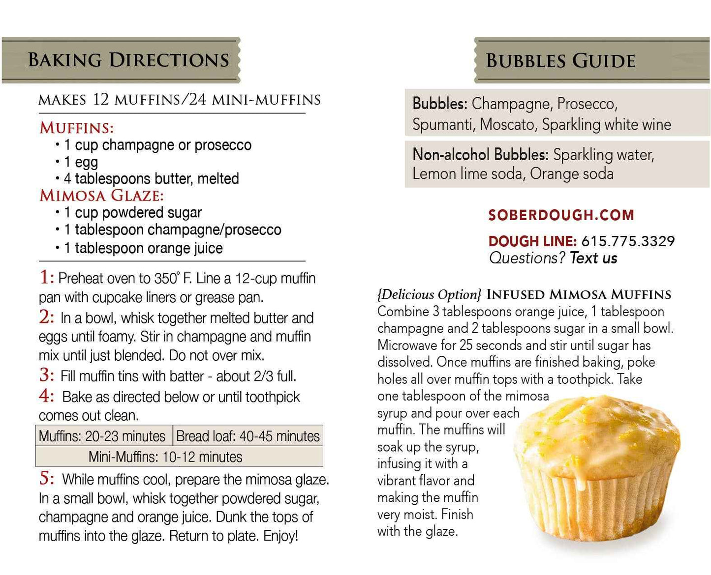 Texas Beer Bread - Mimosa Muffins