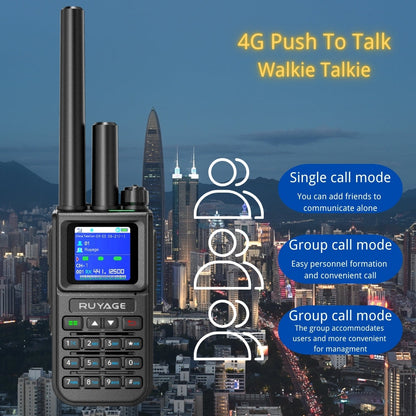 Ruyage Radio Nationwide PTT Dual-Mode Walkie-Talkie(X50)