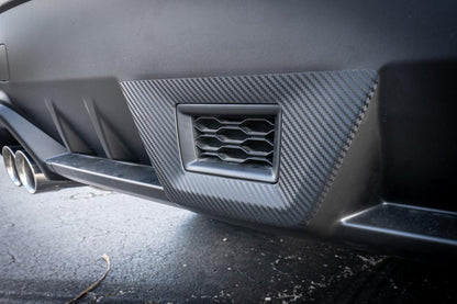 3D Carbon F1 Rear Fog Trim Overlay - 2022+ Subaru WRX