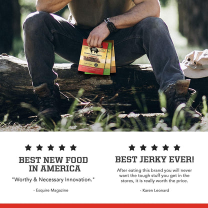 Craft Pork Jerky Sampler - 1 pack of each flavor (3 total)