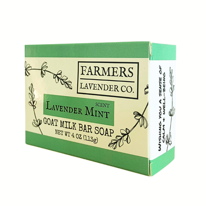 Lavender Mint Goat Milk Bar Soap