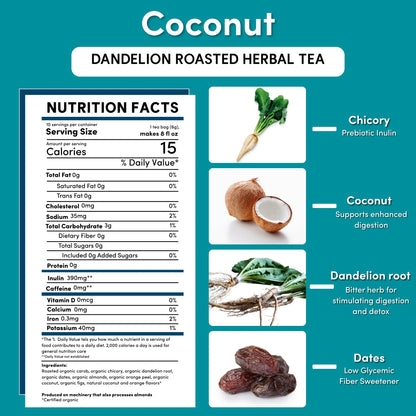 Dandelion Coconut Roasted Herbal Tea