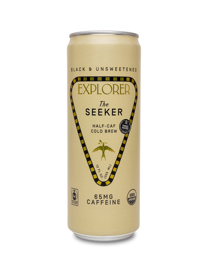 RTD Cold Brew Cans | Choose Your Caffeine Level | Unsweetened 12-Pack