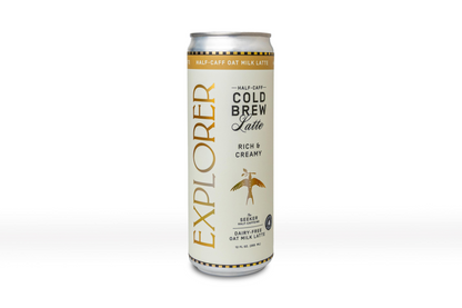 Cold Brew Oat Latte | Choose Your Caffeine Level | Rich & Creamy 12-Pack