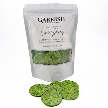 Wicked Inspired Pink and Green Luster Dust Dried Lime Garnish Set 2 Pack