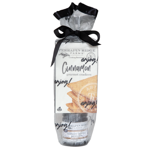 Everyday Grab and Go Giftset with Blueberry Bourbon Pecan Jam and Cinnamon Crackers