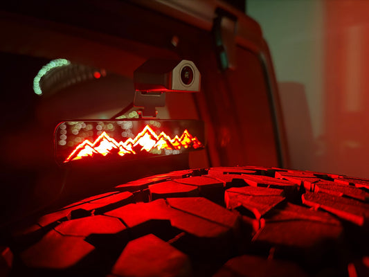 Laser Series Acrylic Third Brake Light Overlay - 2018+ Wrangler JL