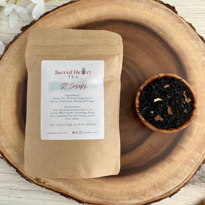Saint Joseph Tea Blend – Ginger Spice Black Tea | Faith-Inspired Loose Leaf Tea