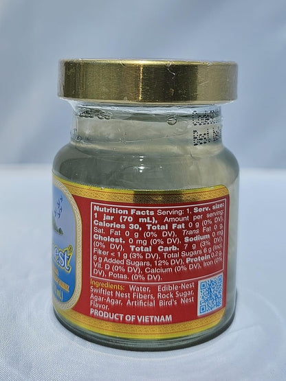 Sanest Khanh Hoa Bird's Nest Drink - 6 bottles x 2.4 fl oz (6 x 70 ml)