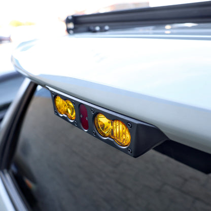 Billet Aluminum Third Brake Light Housing for 2 Baja Designs S2, 2010 - 2024 Toyota 4runner