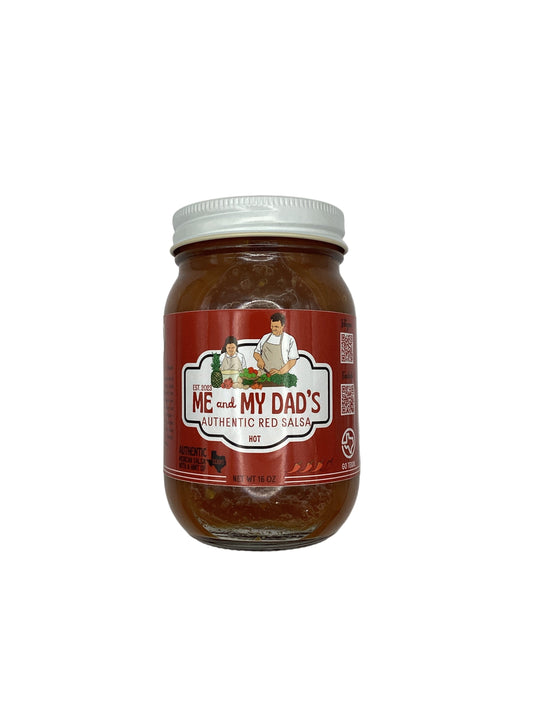 Me and My Dad’s Hot Authentic Red Salsa 16oz