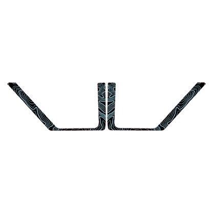 Topo Rear Door Net Trim Overlay Kit (Printed Series) - 2021+ Bronco