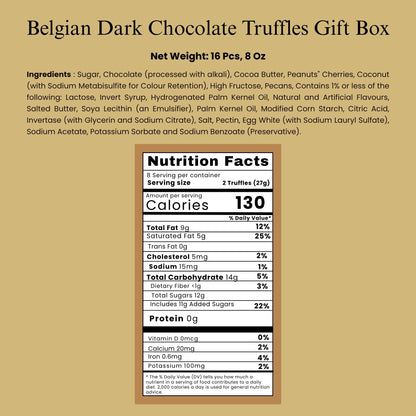 Andy Anand Artisan Dark Chocolate Truffles, 24 pc – Handmade Assorted Flavors, 60% Cocoa Butter, Gourmet Birthday & Holiday Gift Collection