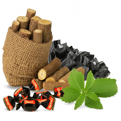 Andy Anand Sugar-Free Australian Licorice Candy, 7 oz – Made in Europe, Stevia Sweetened, No Artificial Flavors, Keto & Diabetic-Friendly