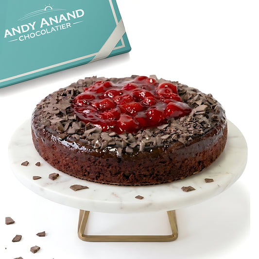 Andy Anand Sugar-Free Chocolate Strawberry Cake, 9-Inch, 2.5 lb – Diabetic-Friendly, No Preservatives, Traditional Recipe Birthday Gift Box
