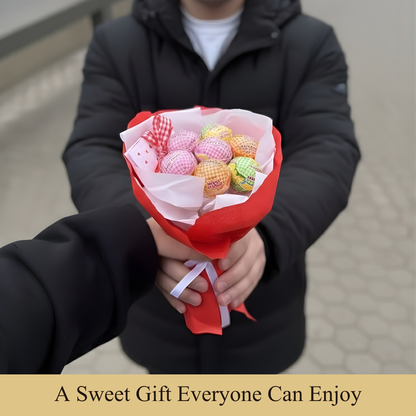 Andy Anand Sugar-Free Lollipops, 29 ct, 8.8 oz – Natural Fruit Flavors, Keto, Vegan, Gluten-Free & Dye-Free, Birthday & Holiday Gift Box