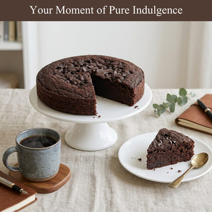 Andy Anand Sugar-Free Dark Chocolate Chip Cake, 9-Inch, 2.8 lb – Diabetic-Friendly, No Preservatives, Gourmet Perfectly Boxed Birthday Gift