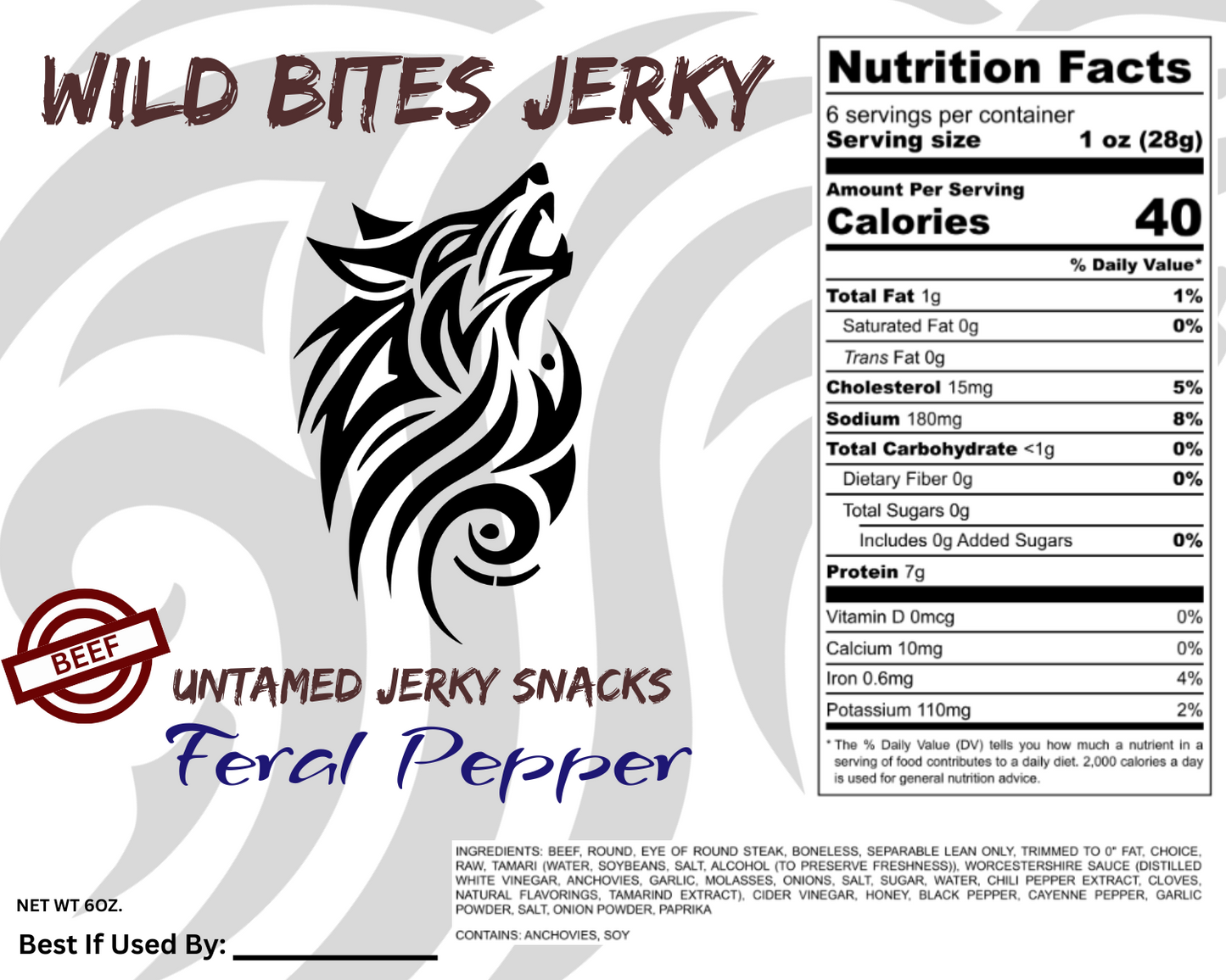 Feral Pepper - Beef
