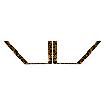 Topo Front Door Net Trim Overlay Kit (Printed Series) - 2021+ Bronco