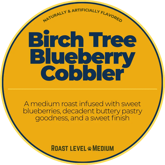 Birch Tree Blueberry Cobbler