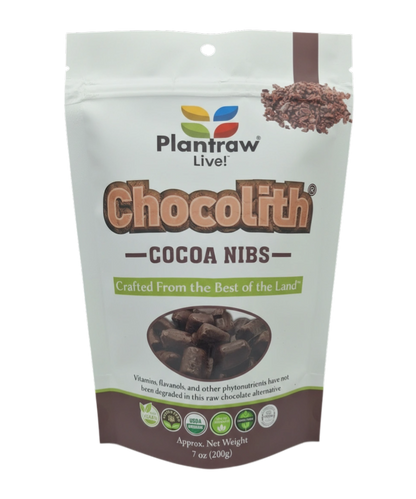 Chocolith® - Nibs (7oz) - Vegan, Gluten-Free, Paleo, 0g Refined Carbs.