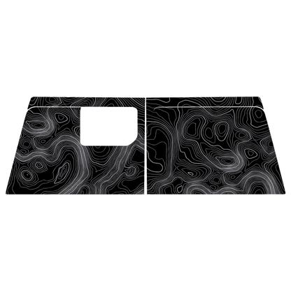 Topographic Map Premium Print Vinyl Rolls (3' or 6') - Matte Finish