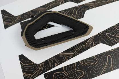 Topo Interior Lower Front Door Card Insert Overlays (Printed Series) - 2021+ Bronco 4 Door