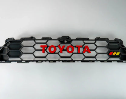 TOYOTA Front Grille Acrylic Emblem Overlays - 2025+ 4Runner TRD Pro / Trailhunter